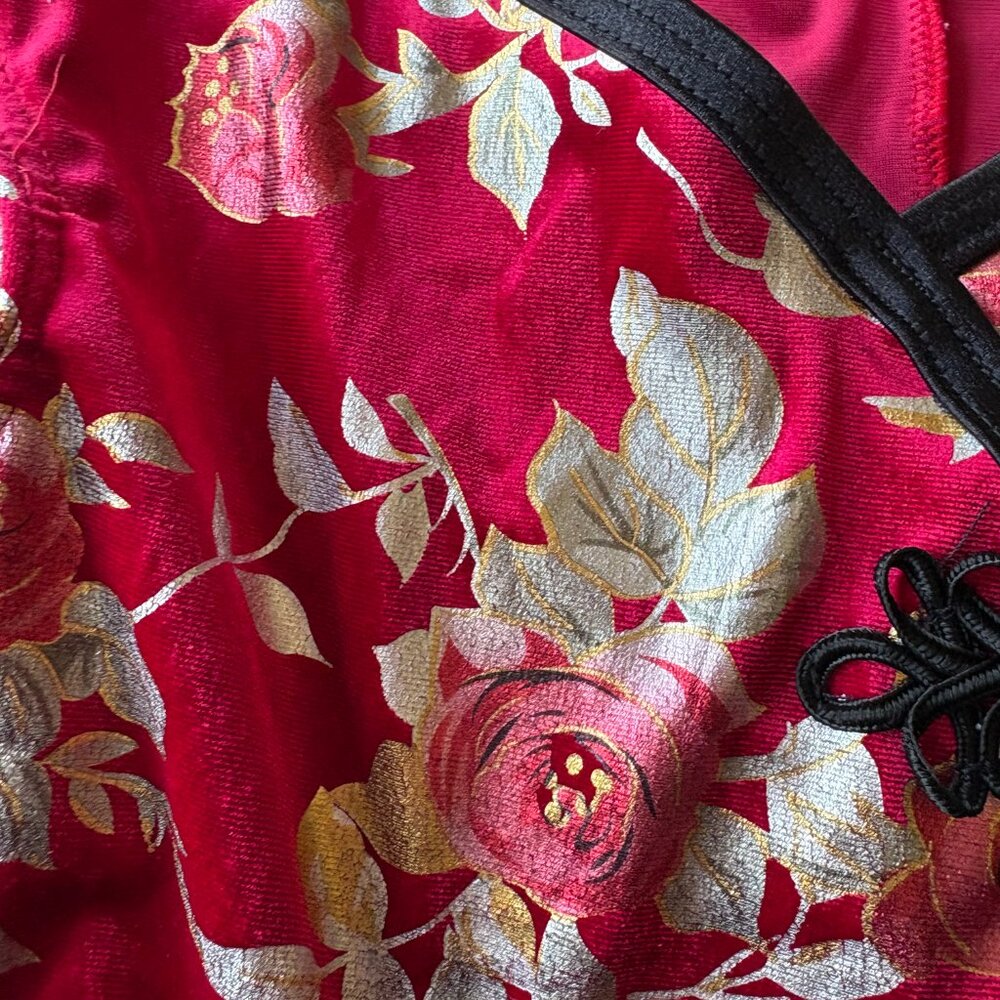 Weissman Girls Red Sequin Dance Costume Tutu MC Asian Style Recital - Picture 4 of 13